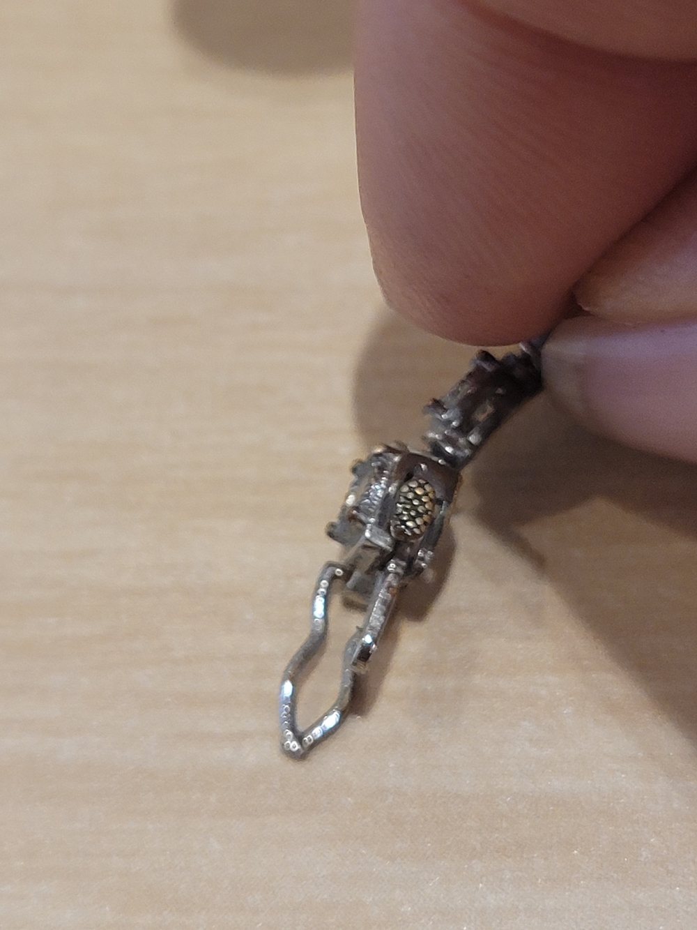 Vintage 90s White Diamantie Tennis Bracelet Unmarked/non Magnetic Could Be Strlg - Picture 9 of 16
